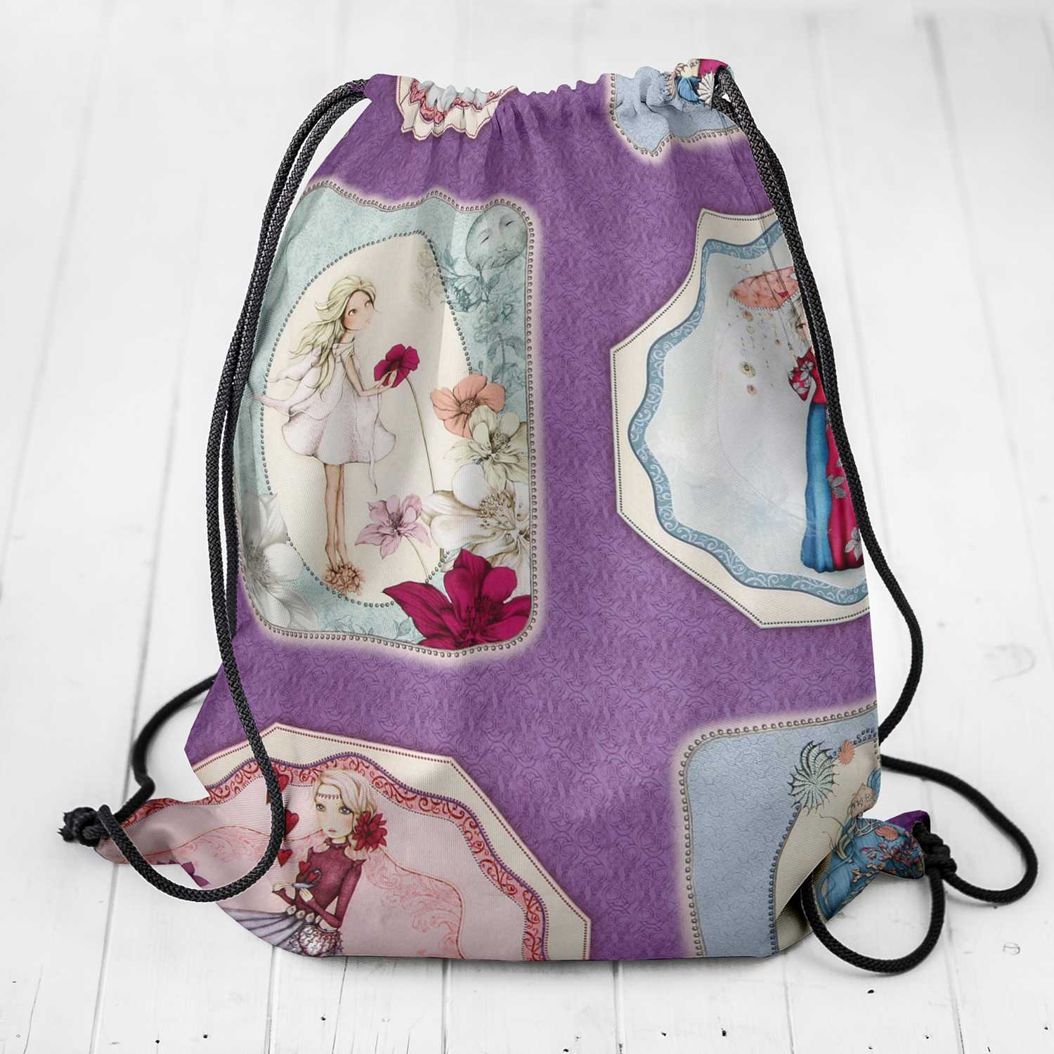 Mirabelle Midnight Garden Panneau Lila - Ribes y Casals