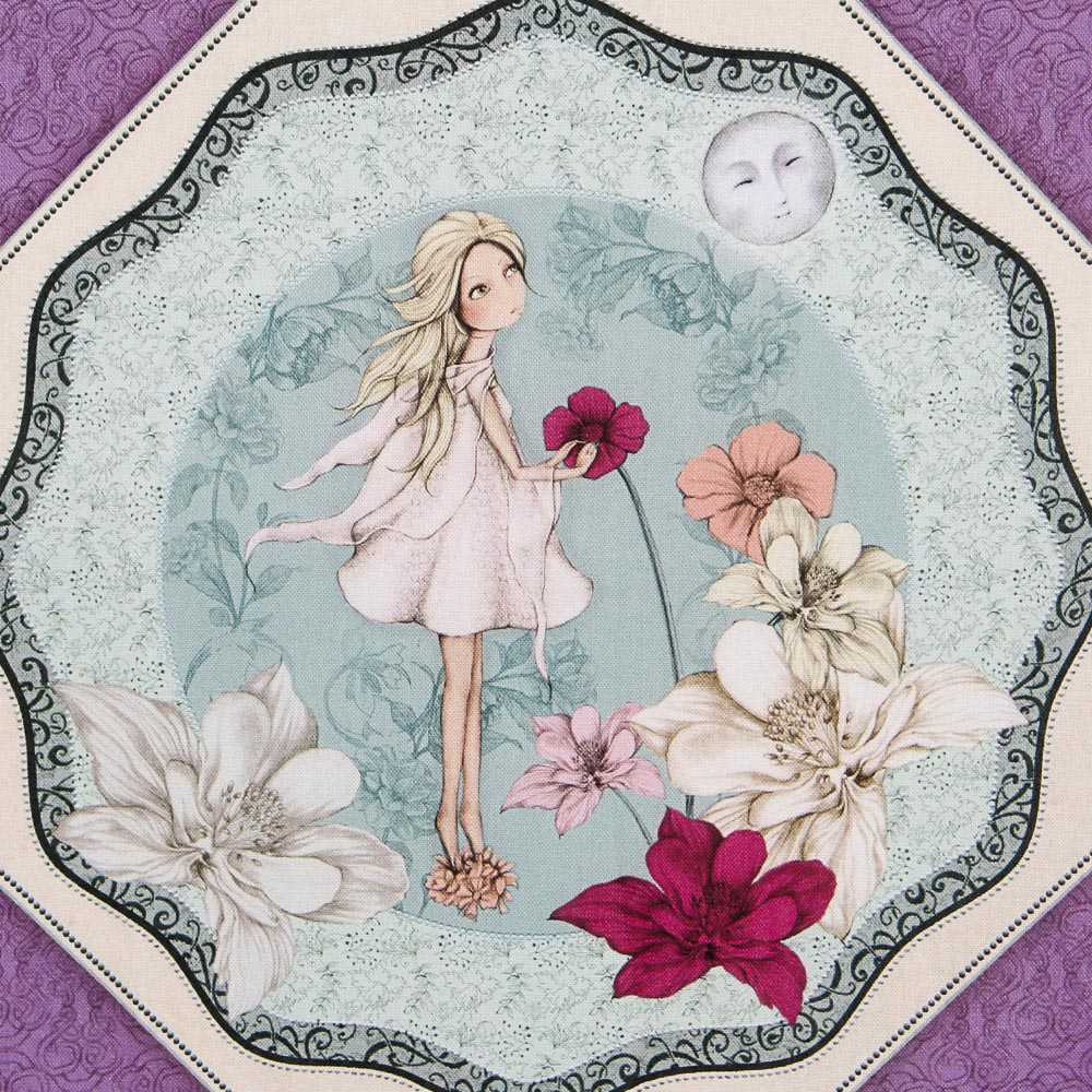 Mirabelle Midnight Garden Panneau Lila - Ribes y Casals