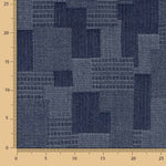 Denim Jacquard Patch Bleu - Ribes y Casals