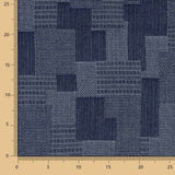 Denim Jacquard Patch Bleu - Ribes y Casals