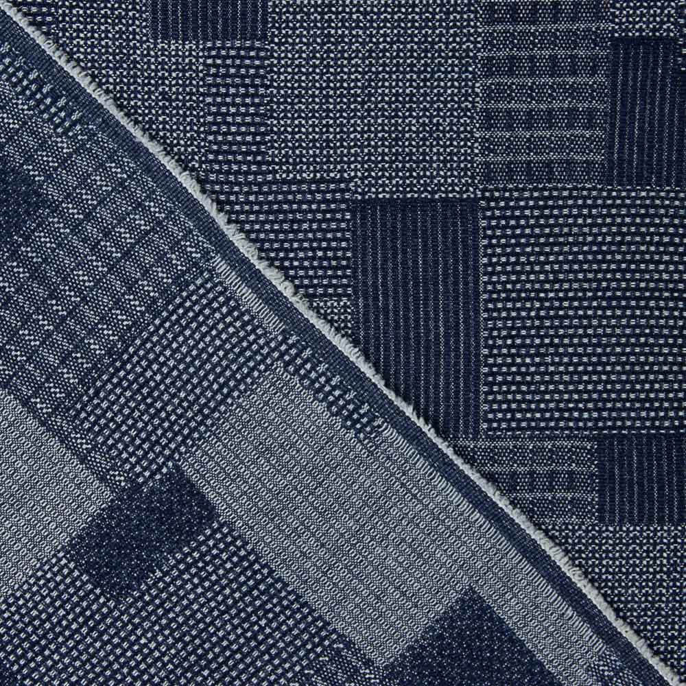 Denim Jacquard Patch Bleu - Ribes y Casals