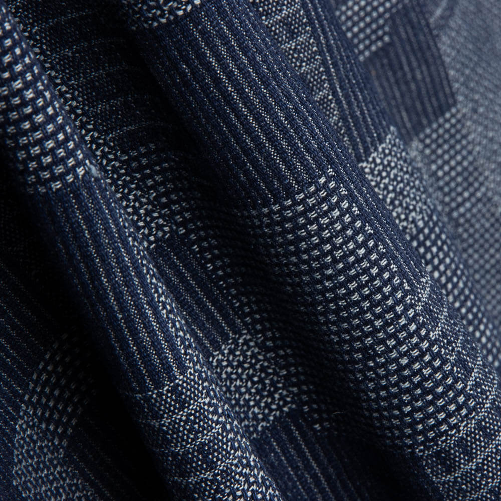 Denim Jacquard Patch Bleu - Ribes y Casals