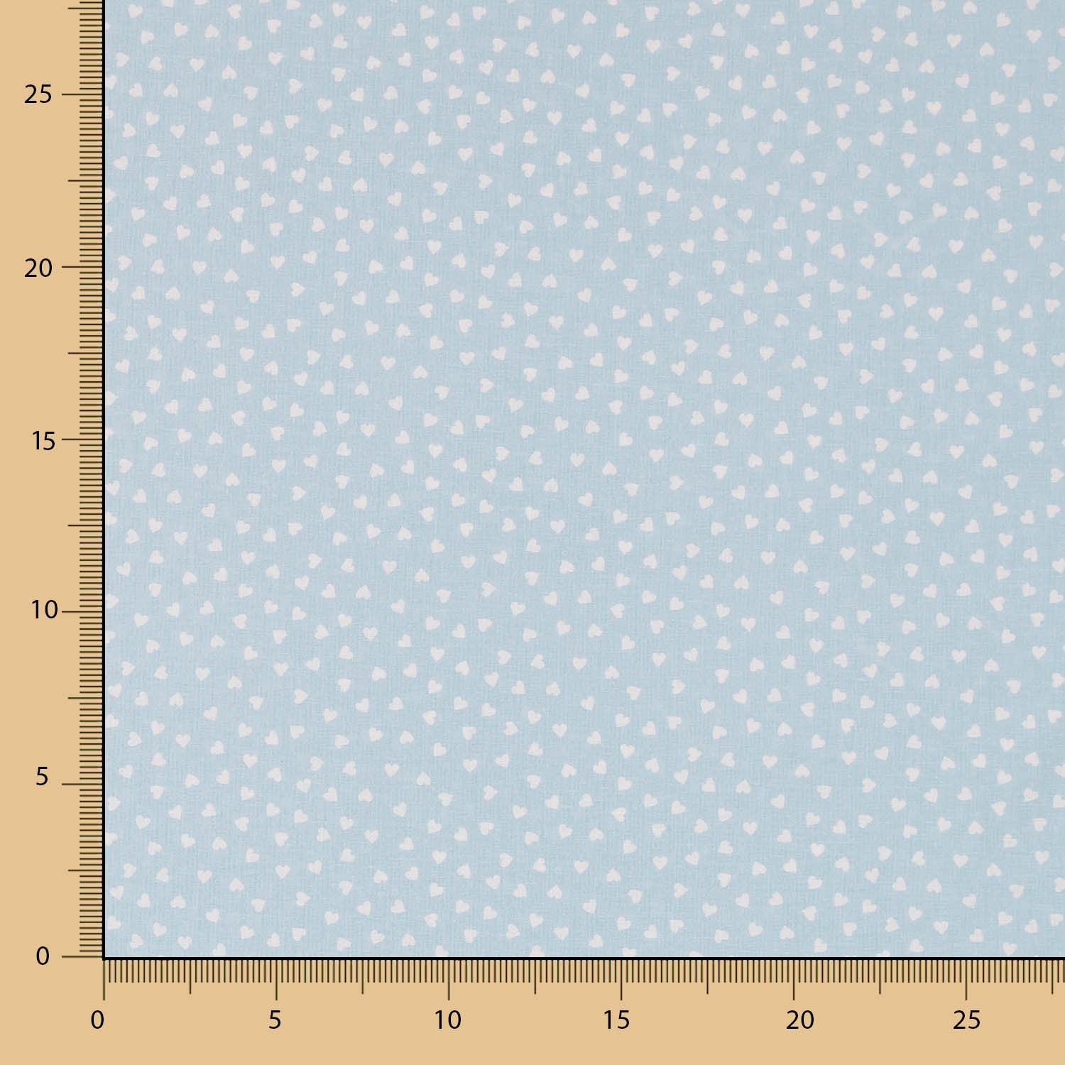 Patchwork Coeurs Bleu 3mm - Ribes y Casals