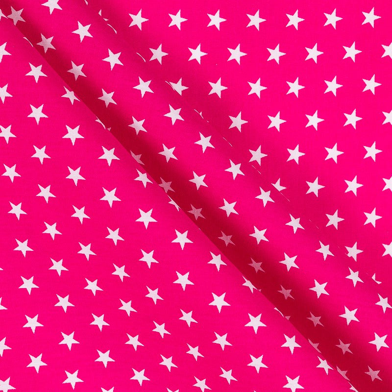 Patchwork Étoiles Fond Fuchsia - Ribes y Casals