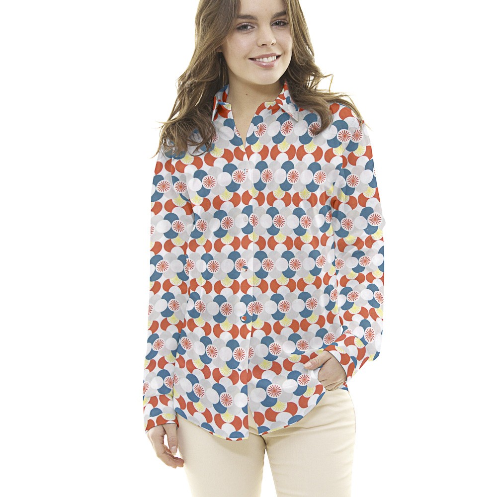 Patchwork Géométrique Orange - Ribes y Casals