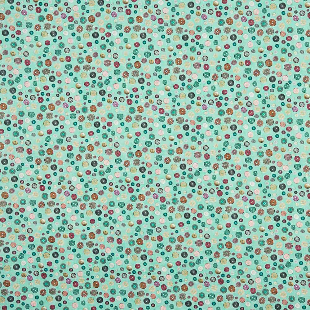 Boutons en coton patchwork - Ribes y Casals