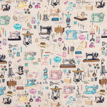 Ustensiles de couture en coton patchwork - Ribes y Casals