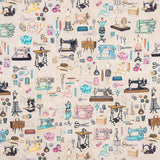 Ustensiles de couture en coton patchwork - Ribes y Casals