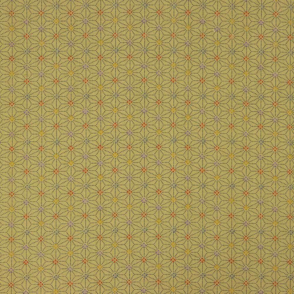 Coton Patchwork 3D Doré Etoiles - Ribes y Casals