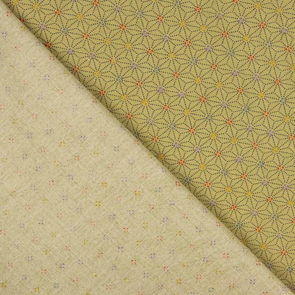 Coton Patchwork 3D Doré Etoiles - Ribes y Casals