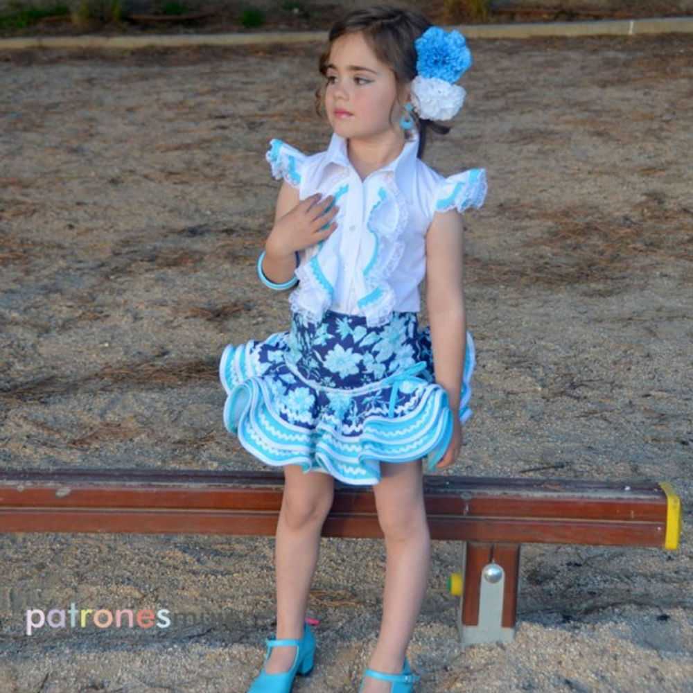 Patrón Flamenca Infantil Largo - Ribes y Casals