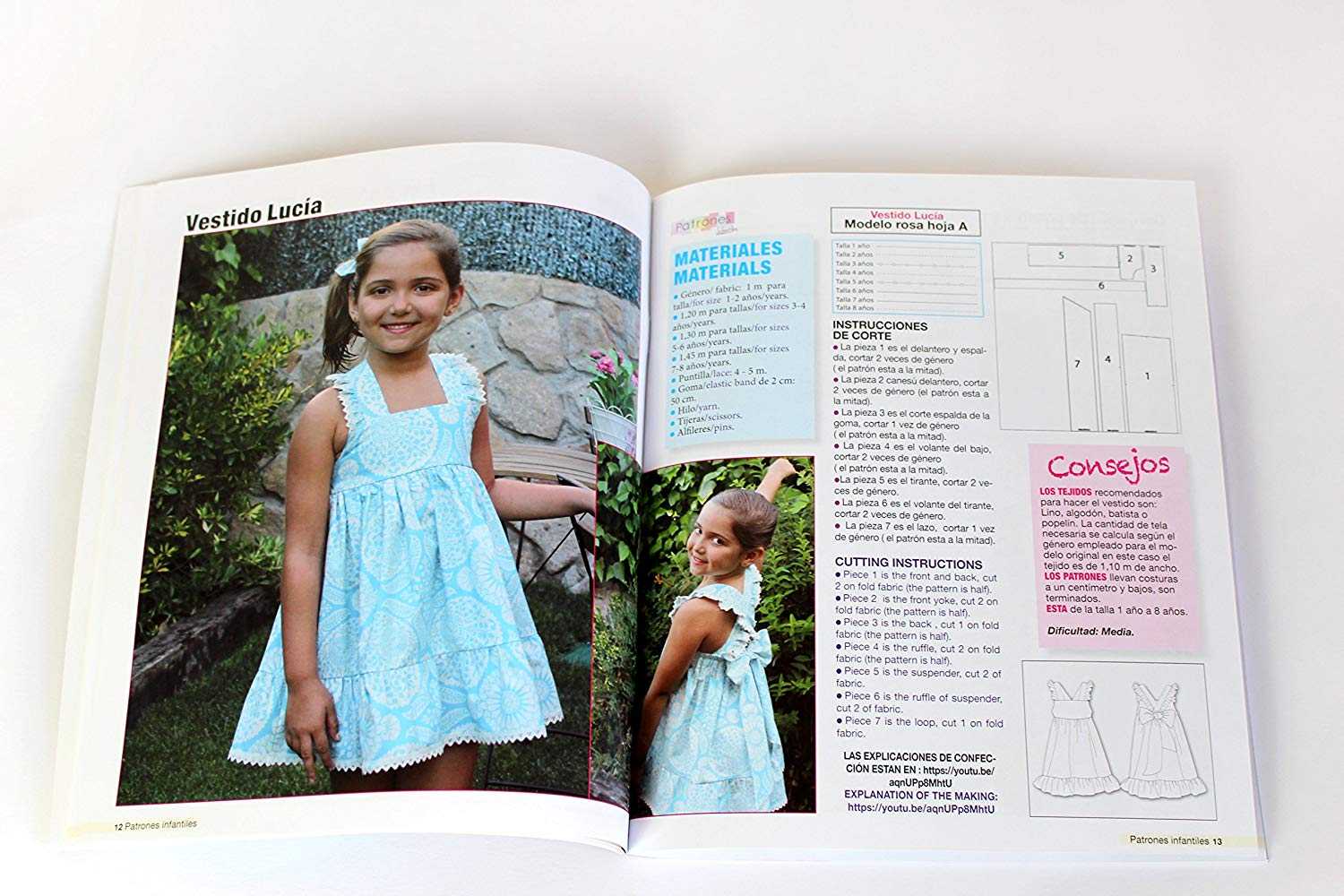 Magazine Patrons De Couture Pour Enfant Nº1 - Ribes y Casals
