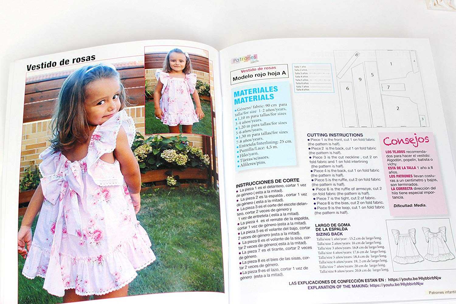 Magazine Patrons De Couture Pour Enfant Nº1 - Ribes y Casals