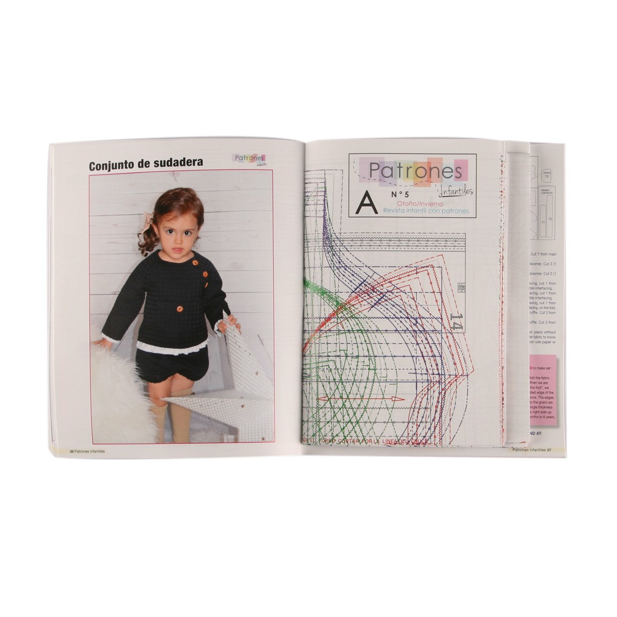 Magazine Patrons De Couture Pour Enfant Nº5 - Ribes y Casals
