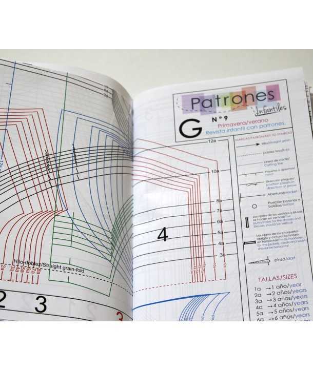 Magazine Patrons De Couture Pour Enfant Nº9 - Ribes y Casals