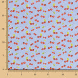 Patchwork de coton cerise bleu clair - Ribes y Casals