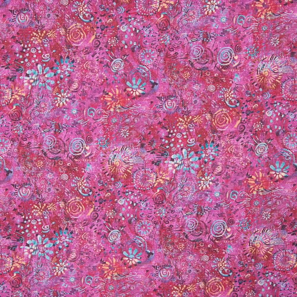 Patchwork Coton Coraux Fraise - Ribes y Casals