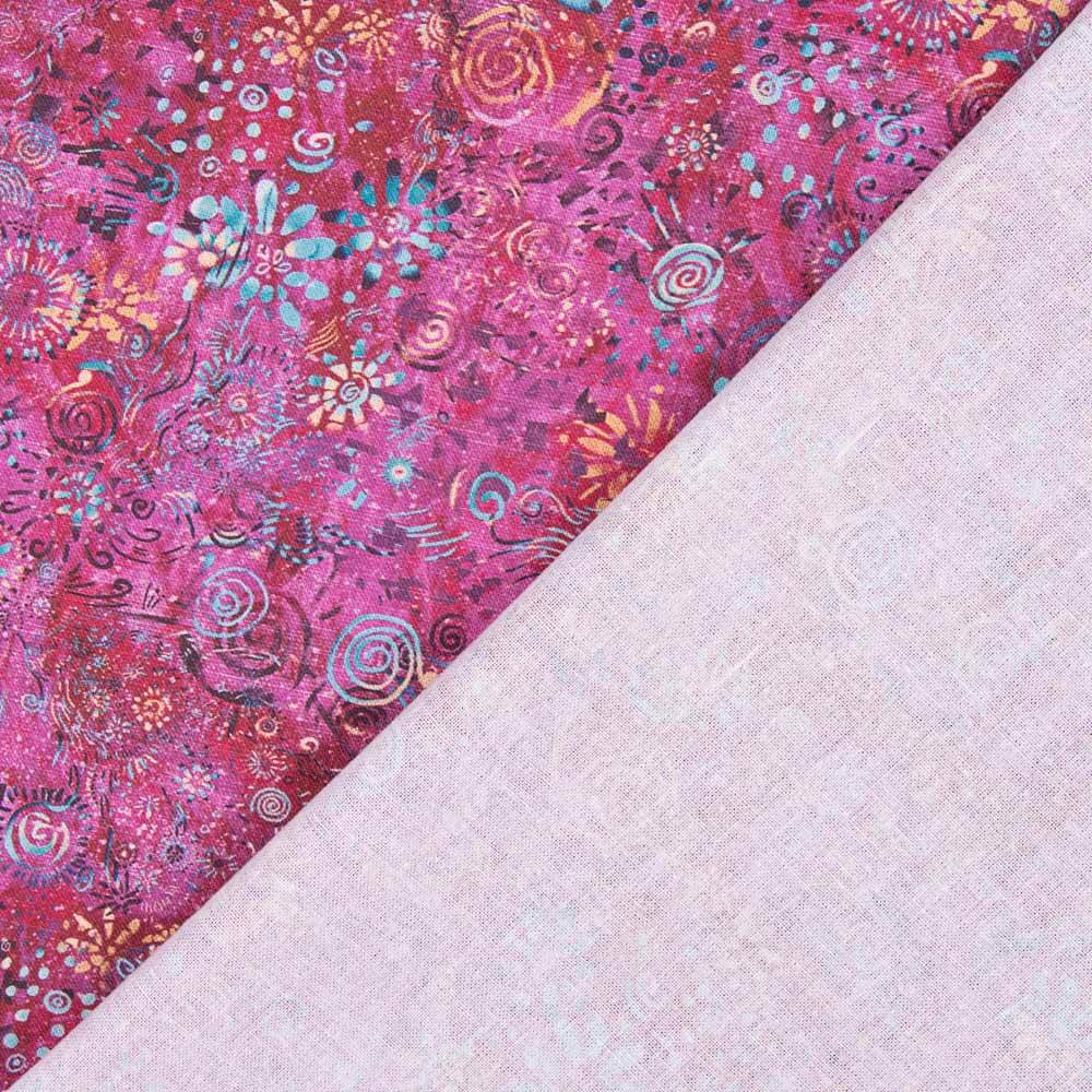 Patchwork Coton Coraux Fraise - Ribes y Casals
