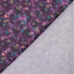 Patchwork de coton corail violet - Ribes y Casals