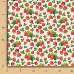 Patchwork Coton Fraises Blanc - Ribes y Casals