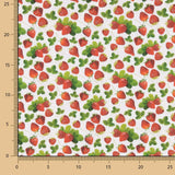 Patchwork Coton Fraises Blanc - Ribes y Casals