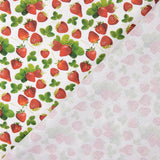 Patchwork Coton Fraises Blanc - Ribes y Casals