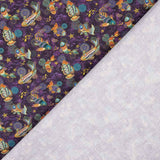 Patchwork de coton poisson violet - Ribes y Casals