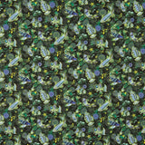 Patchwork Algodón Pez Verde Oscuro - Ribes y Casals