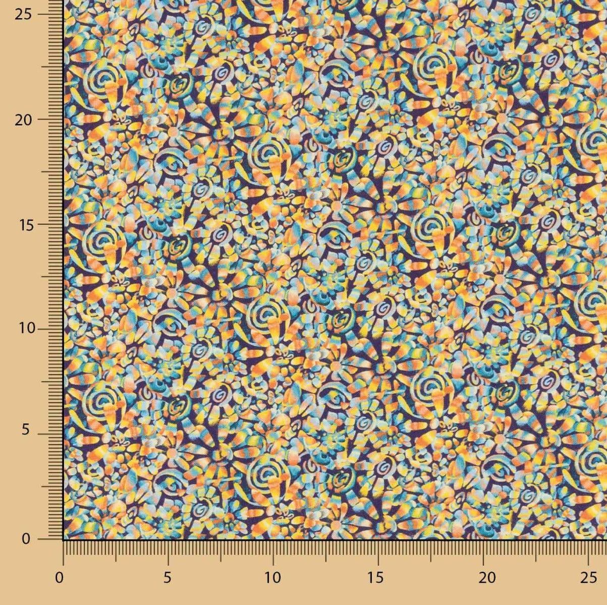 Patchwork de coton Sun Maniac - Ribes y Casals