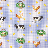 Patchwork de coton vichy Light Farm - Ribes y Casals