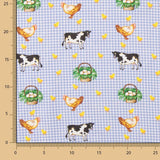 Patchwork de coton vichy Light Farm - Ribes y Casals