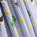 Patchwork de coton vichy Light Farm - Ribes y Casals