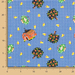 Patchwork de coton Vichy Dark Farm - Ribes y Casals