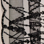 Pedrería Tul Janine Negro - Ribes y Casals