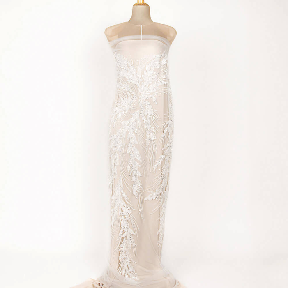 Pedrería Tul Shana Blanco - Ribes y Casals