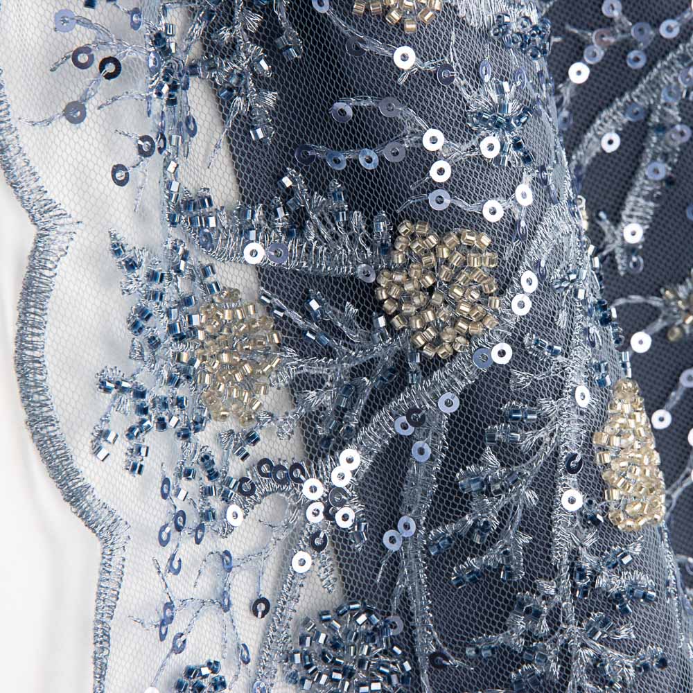 Pedrería Tul Xantal Azul - Ribes y Casals