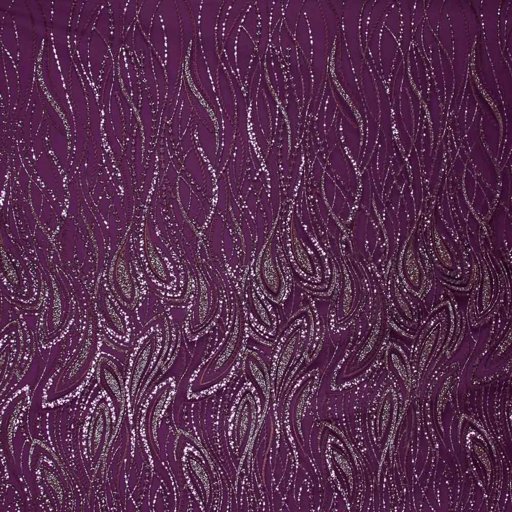 Pedrería Tul Janine Borgoña - Ribes y Casals