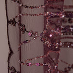 Pedrería Tul Janine Borgoña - Ribes y Casals