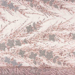 Tulle brodé rose Fuente Amor - Ribes y Casals