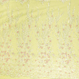 Retal Pedrería Tul Xantal Lima 100x130cm - Ribes y Casals