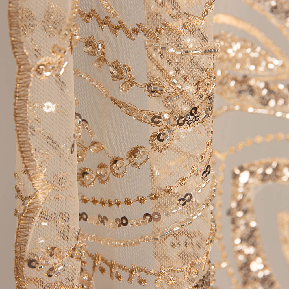 Pedrería Tul Janine Nude - Ribes y Casals