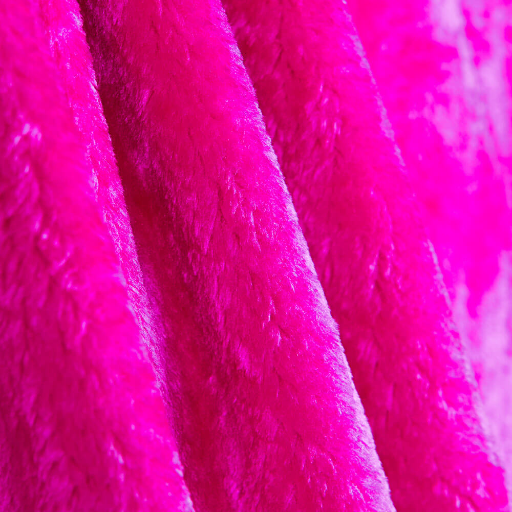 Fourrure Poil Court Brillant Fuchsia - Ribes y Casals