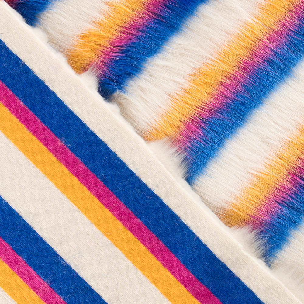 Fourrure Poil Court Rayé - Ribes y Casals