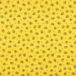 Percale Coton Fleurs Colorées sur Jaune - Ribes y Casals