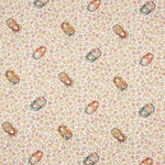 Percale de coton imprimée – Matriochkas et fleurs - Ribes y Casals