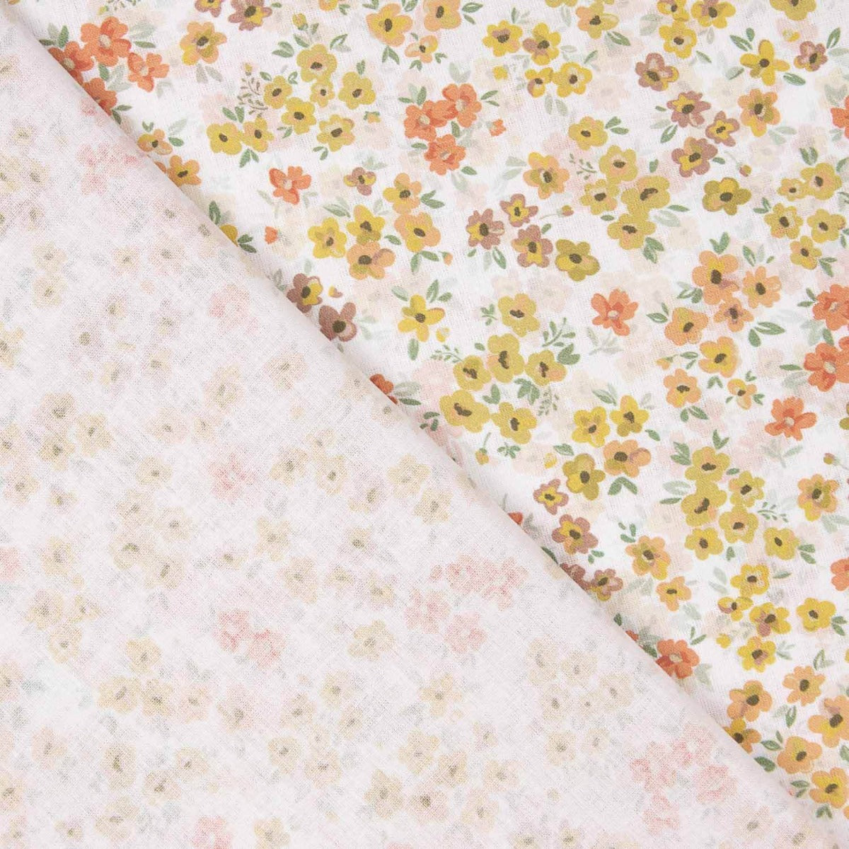 Percal Estampado Floral Cálido - Ribes y Casals