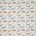 Percale imprimée « Safari sauvage » multicolore - Ribes y Casals