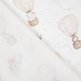 Percale imprimée « Petits aviateurs » beige - Ribes y Casals