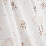 Percale imprimée « Petits aviateurs » beige - Ribes y Casals
