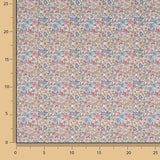 Percale imprimée « Jardin fleuri multicolore » - Ribes y Casals